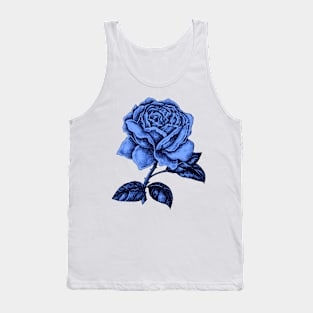 Rose Purple Love Vintage Tattoo Illustration Roses Tank Top